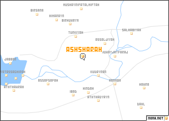 map of Ash Shārah