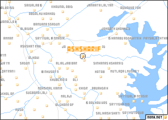 map of Ash Sharīf