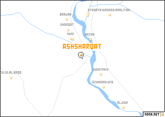 map of Ash Sharqāţ