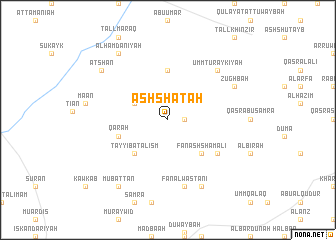 map of Ash Sha‘ţah
