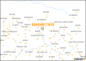 map of Ash Shaţţayn