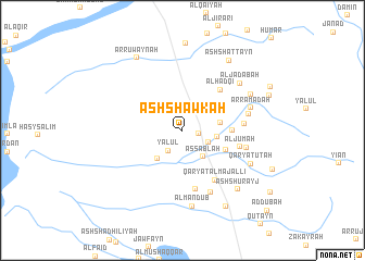 map of Ash Shawkah