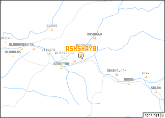 map of Ash Shaybī