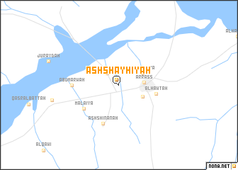 map of Ash Shayḩīyah