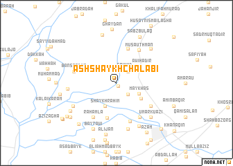 map of Ash Shaykh Chalabī