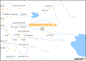 map of Ash Shaykh Fāliḩ