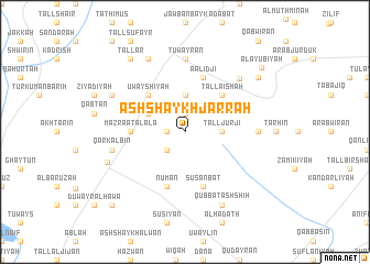 map of Ash Shaykh Jarrāḩ