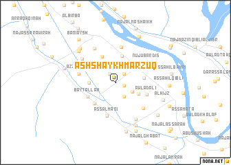 map of Ash Shaykh Marzūq