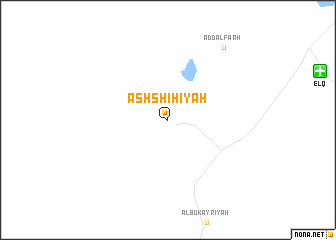 map of Ash Shīḩīyah