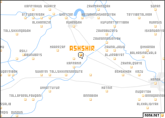 map of Ash Shīr