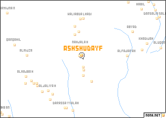 map of Ash Shudayf