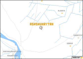 map of Ash Shuḩayţah