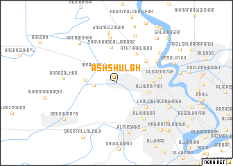 map of Ash Shu‘lah