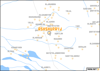 map of Ash Shurayj