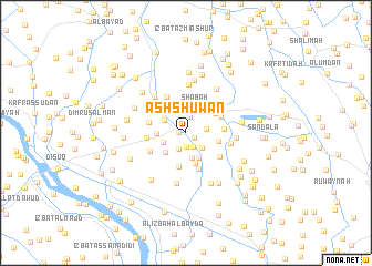 map of Ash Shuwan