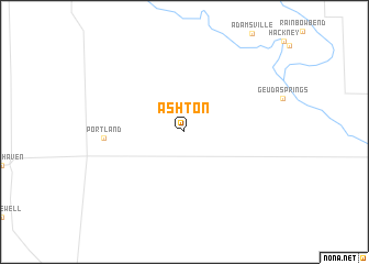 map of Ashton