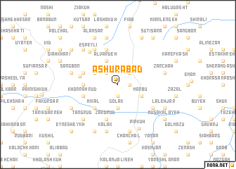 map of ‘Āshūrābād