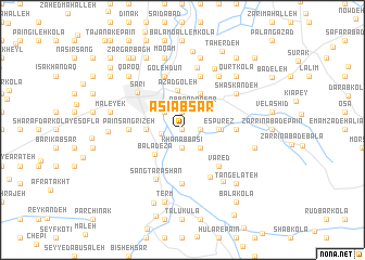 map of Āsīāb Sar