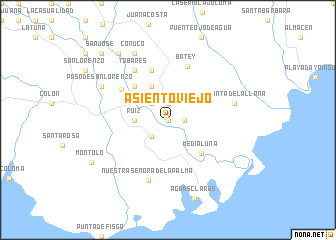 map of Asiento Viejo