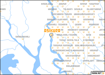 map of Āsikura