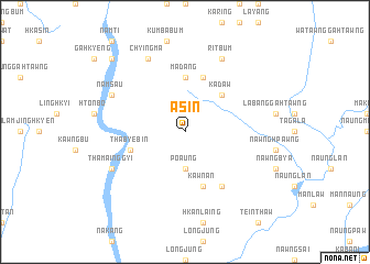 map of Asin