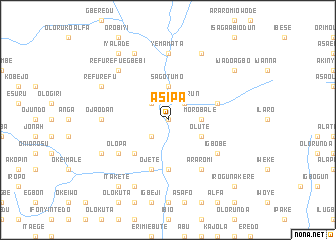 map of Asipa