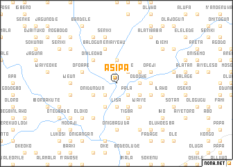 map of Asipa