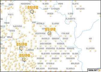 map of Asipa