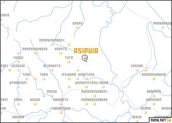 map of Asipuia