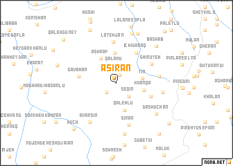 map of Asīrān