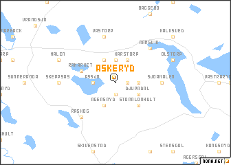 map of Askeryd
