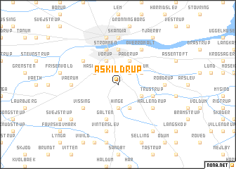 map of Askildrup