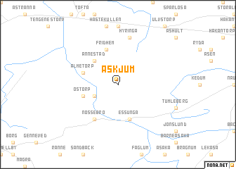 map of Askjum