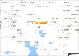 map of Asklanda