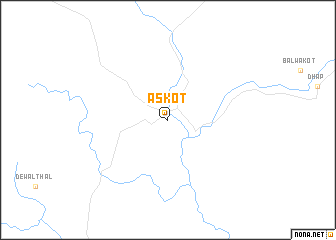 map of Askot