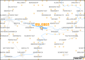 map of Asleben