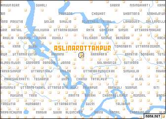 map of Asli Narottampur