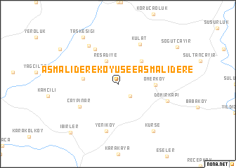 map of Asmalıdere Köyü see Asmalıdere