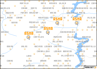 map of Asma