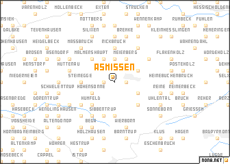 map of Asmissen