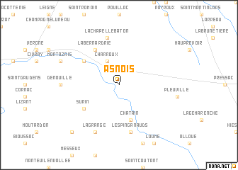 map of Asnois