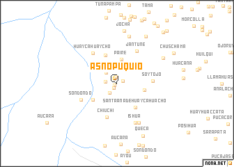 map of Asno Puquio