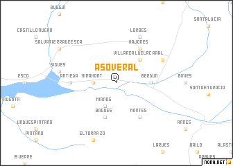 map of Asó-Veral