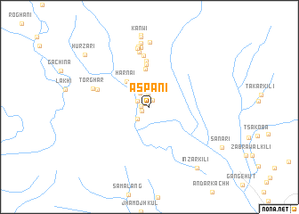 map of Aspāni