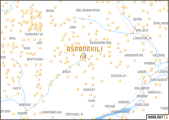 map of Aspanr Kili