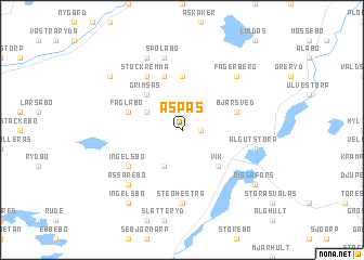 map of Äspås