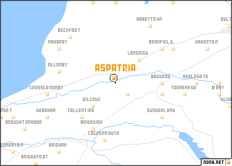 map of Aspatria