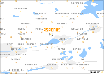 map of Aspenäs