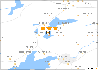 map of Äspenäs