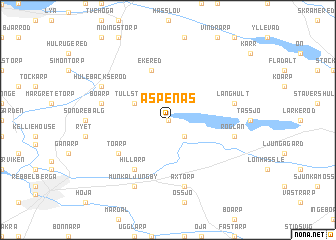 map of Äspenäs